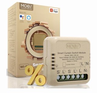 Módulo Interruptor Inteligente Moes WM-108-M