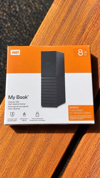 Disco Duro Externo WD My Book 8TB