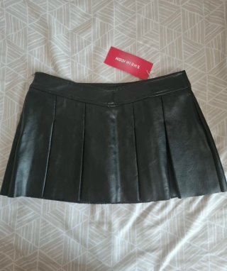 Falda Pantalón de Tablas Negra Shein ICON