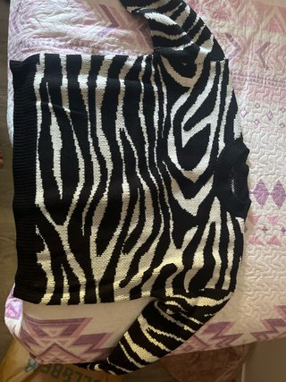 Jersey con estampado de cebra