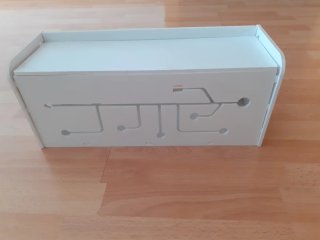 Caja Organizadora de Cables Blanca. Sin marca