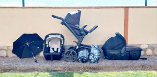 Cochecito de bebé Jané Rider Trío + Accesorios