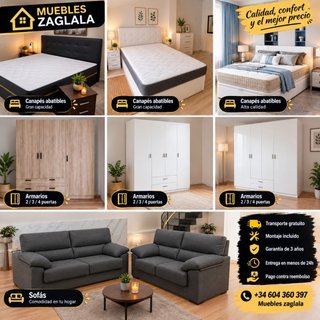 Canapés abatibles y colchones Armarios sofas nuevo