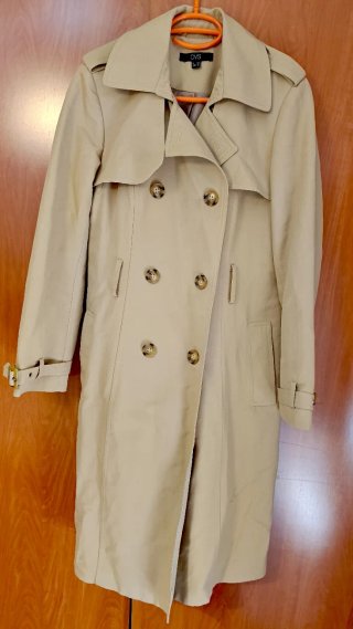 Gabardina OVS Beige de algodón talla 36 para otoño