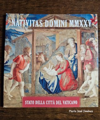 Portafoglio di Francobolli Natività Vaticano 2025
