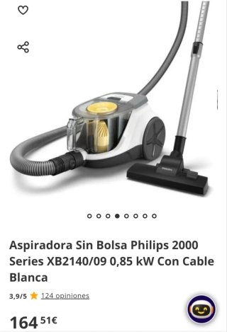 Aspiradora Sin Bolsa Philips 2000 Series