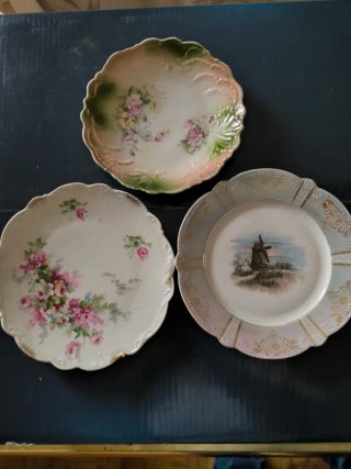 Set di 3 Piatti Decorativi Antichi