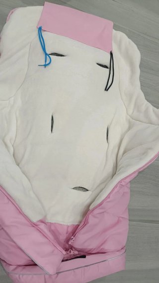 Saco para carrito de bebé rosa