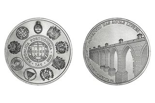 Moeda 7,5€ Portugal 2026 Aqueduto das Águas Livres