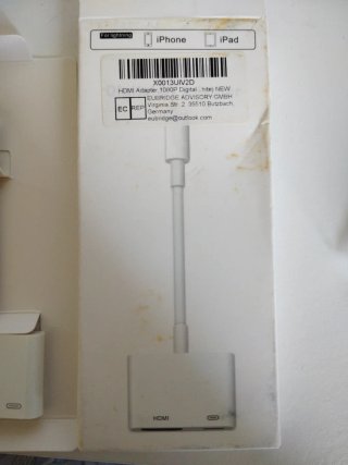 Adaptador HDMI para iPhone e iPad