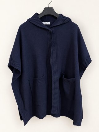 Poncho Capa Azul Marino El Corte Inglés