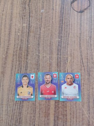 3 Cromos Mundial Qatar 2022