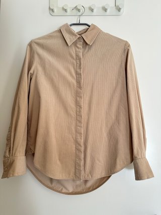 Camisa larga COS beige 100% algodón