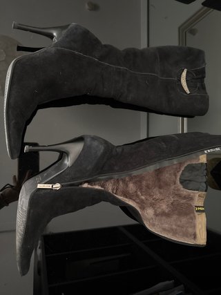 Botas de Piel Negras Bonetti Talla 38