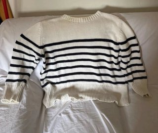 Jersey de rayas Zara Talla L Rayas azul marino