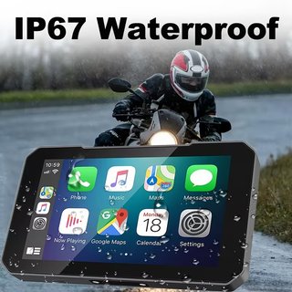 Pantalla GPS para Moto con CarPlay y Android Auto