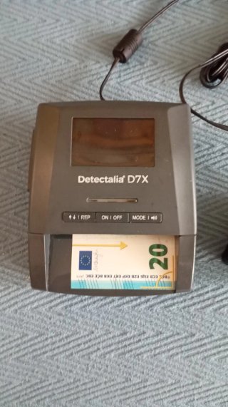 Detector de Billetes Falsos Detectalia D7X
