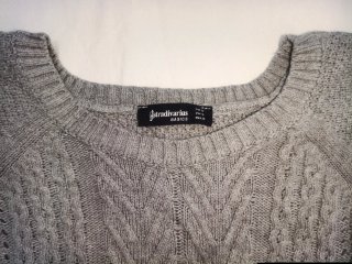 Jersey Stradivarius Gris Talla M