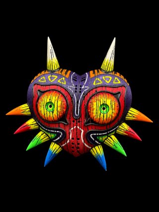 Máscara Majora's Mask Impresa en 3D