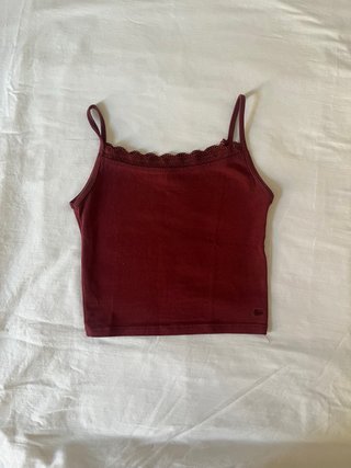 Camiseta de tirantes roja