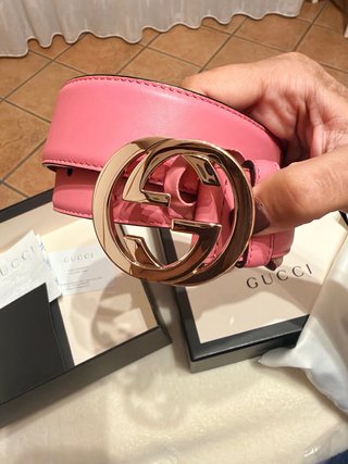 Cintura Gucci Rosa