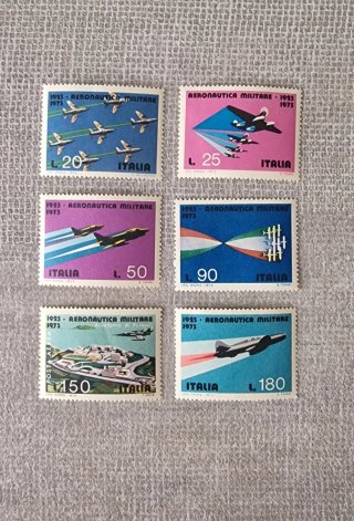 Serie Francobolli Aeronautica Militare 1973