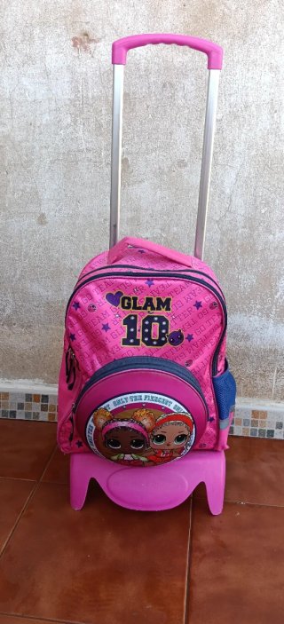 Mochila con Ruedas LOL Surprise Rosa