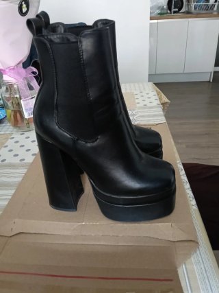 Botas Altas Negras Talla 38