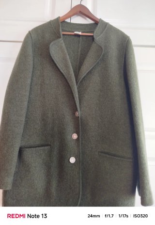 Chaqueta Austríaca Vintage Lana Verde
