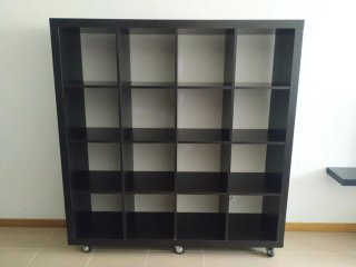 Estantería IKEA KALLAX 4×4 color wengué