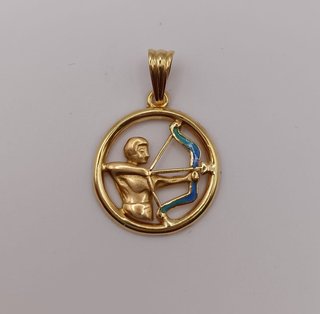 Colgante Oro 18k - Signo Sagitario - 1,62gr