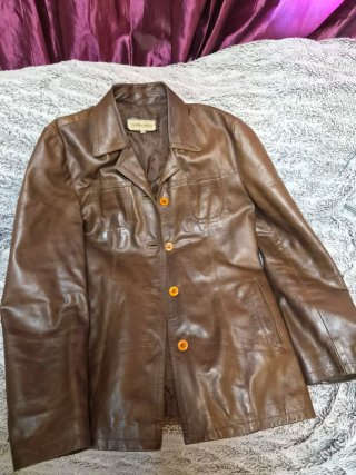 Chaqueta de piel Terranova marrón