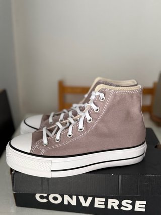 Zapatillas Converse Altas Gris