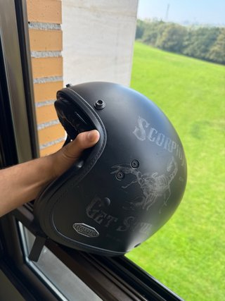 Casco Moto Custom Scorpion
