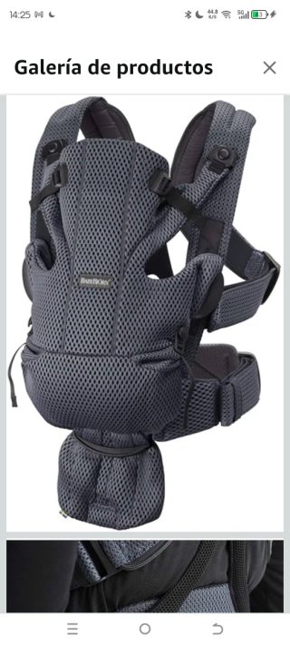 Mochila Porta Bebés BabyBjörn Gris
