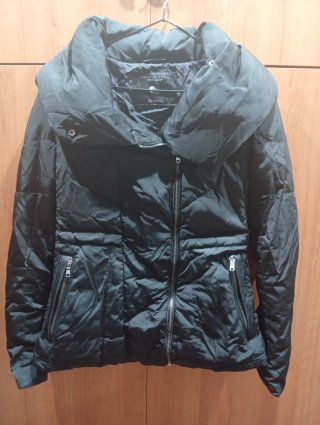Plumífero Zara Woman Negro