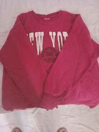 Sudadera Roja New York