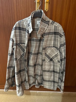 Sobrecamisa de cuadros H&M Talla M