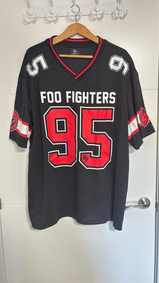 Camiseta Foo Fighters Estilo Jersey