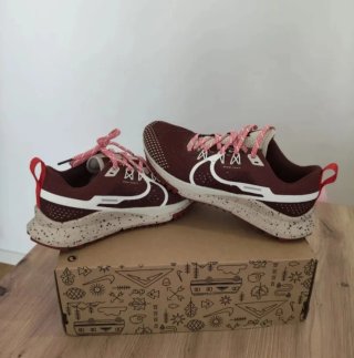 T39 Nike React Pegasus Trail 4 rojizas
