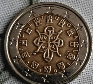 Moneda de 2 euros Portugal 2002