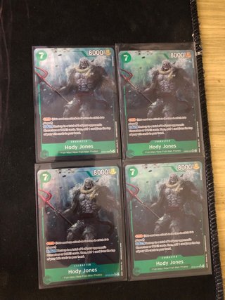 Set de 4 Cartas Hody Jones OP06