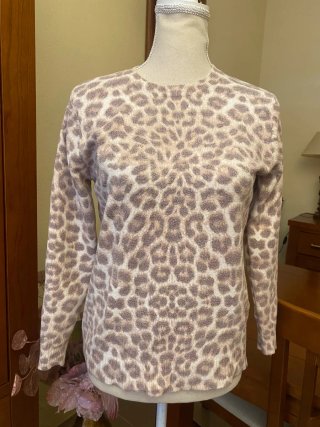 Jersey de punto estampado animal s/m
