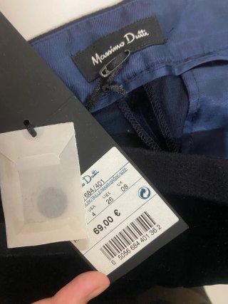 Pantalón de vestir terciopelo Massimo Dutti