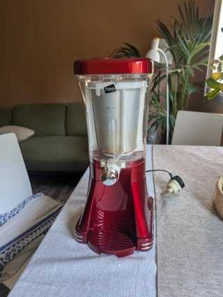 Máquina de granizados Neo roja