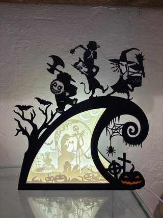 Lampada decorativa Nightmare Before Christmas