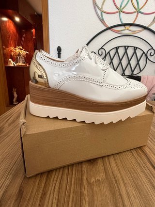 Zapatos de Plataforma Estilo Oxford