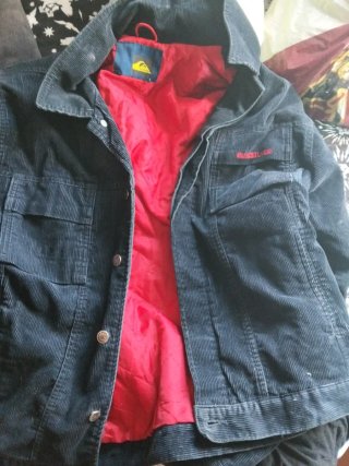 Chaqueta Quiksilver de pana negra