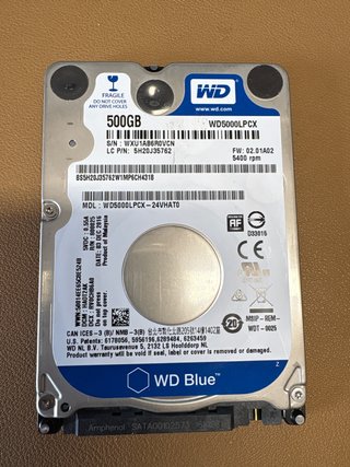 Disco Duro HDD 500GB WD Blue