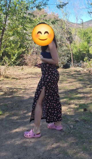 FALDA larga de flores ZARA